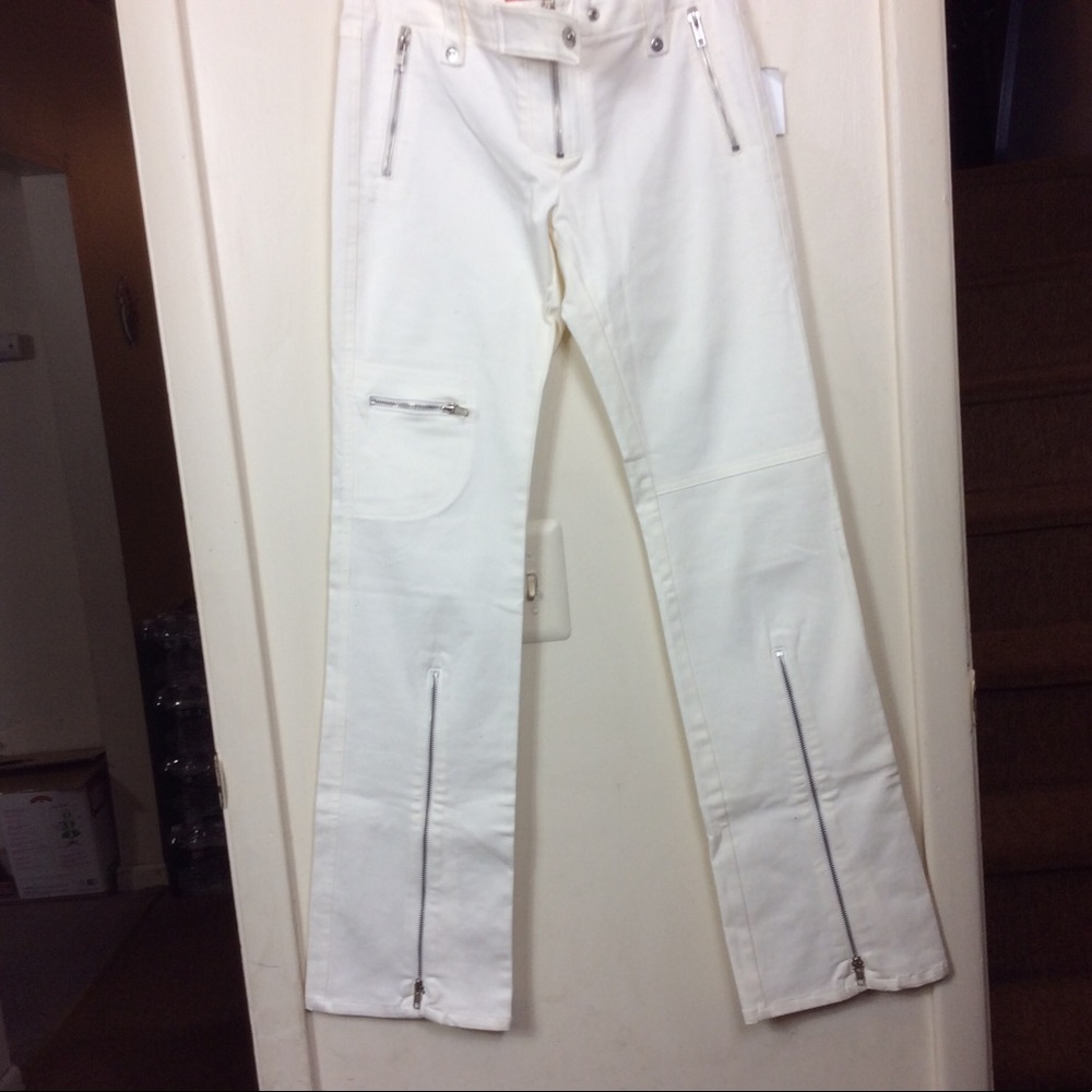 Women’s A*B*S Long White Jeans Size 6